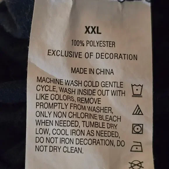 Nautica Sleepwear Navy Blue Logo Print Lounge Pants with pockets XXL - Picture 4 of 4